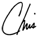 Chris signature