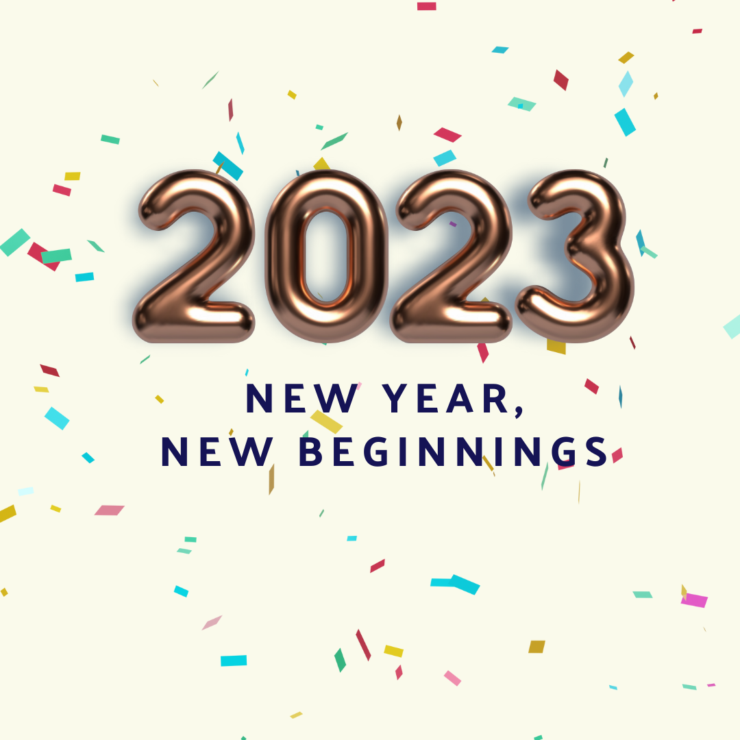 New Year New Beginnings graphic