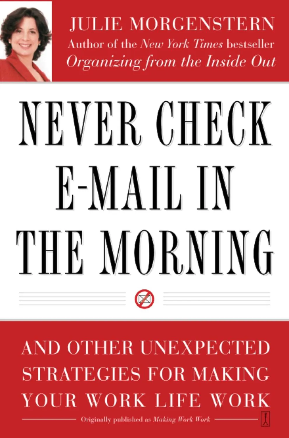Never Check Email in the Morning book cover