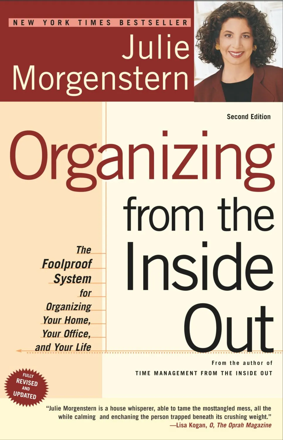 Julie Morgenstern: Organizing From the Inside Out book cover