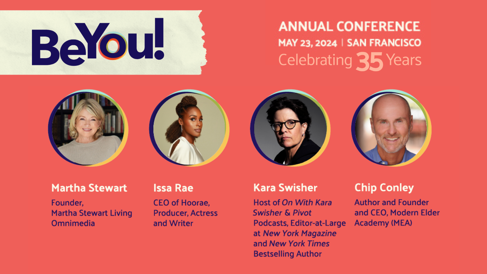 BeYou Conference Slider Graphic 4 speakers